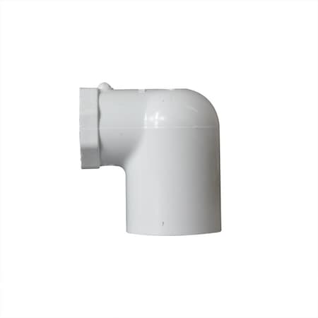 Thrifco Plumbing 1 Inch x 1/2 Inch Slip x Slip PVC 90 Degree Elbow SCH 40 8114072